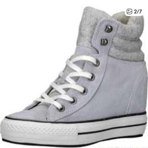 Converse Women's High-Top Sneakers - Light Gray